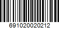 Barcode 691020020212