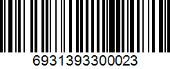 Штрих-код товара 6931393300023 Barcode 6931393300023