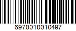 Barcode 6970010010497
