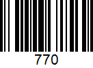 Barcode 770