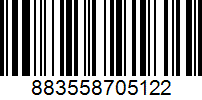 Штрих-код товара 883558705122 Barcode 883558705122