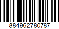 Штрих-код товара 884962780787 Barcode 884962780787