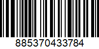 Штрих-код товара 885370433784 Barcode 885370433784
