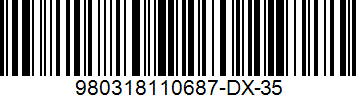 Barcode cho sản phẩm Giày chạy bộ XTEP  Nữ 980318110687 Đen xám
