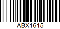 Barcode cho sản phẩm Quần Sịp Nam Aristino ABX1615