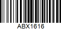 Barcode cho sản phẩm Quần Sịp Nam Aristino ABX1616