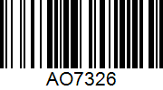 Barcode cho sản phẩm Bó chân hở gót AOLIKES 7326