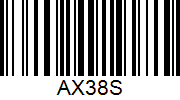 Barcode cho sản phẩm Vợt Cầu Lông Yonex Astrox 38S - Astrox 38D trọng lượng 4UG5