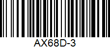 Barcode cho sản phẩm Vợt Cầu Lông Yonex Astrox 68D