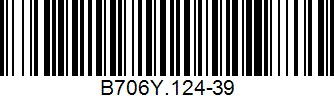 Barcode cho sản phẩm [ B706Y.124] Giày Cầu Lông Bóng Chuyền Nam Asics Gel-Rocket 8