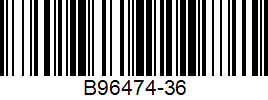 Barcode cho sản phẩm Giày Thể Thao Adidas Nữ B96474 (Đen)