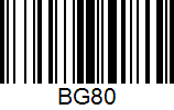 Barcode cho sản phẩm Cước cầu Lông Yonex BG80