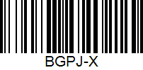 Barcode cho sản phẩm Bó Gót Xỏ PJ