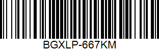 Barcode cho sản phẩm Bó Gối Xỏ LP Dài 667KM Size M