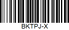 Barcode cho sản phẩm Bó Khửu Tay Xỏ PJ