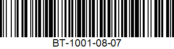 Barcode cho sản phẩm Bao vợt Donex BT-1001-08-07