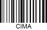 Barcode cho sản phẩm Bảng Lật Số Cima loại To