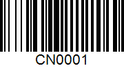 Штрих-код товара CN0001 Barcode CN0001