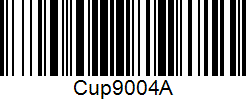 Barcode cho sản phẩm Cup Vàng Không Nắp 9004A Cao 46cm