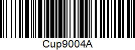 Barcode cho sản phẩm Cup Vàng Không Nắp 9004A+ Cao 50cm