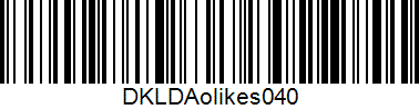 Barcode cho sản phẩm Dây Kháng Lực Dài Aolikes
