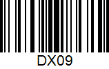 Barcode cho sản phẩm Vợt Cầu Lông Victor DriveX 09