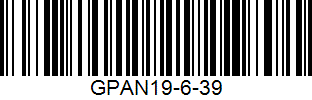 Barcode cho sản phẩm Giày Đá Bóng Sân Nhân Tạo Pan 2019 Vàng