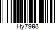 Barcode cho sản phẩm Đai Lưng Dán Aolikes Hy7998 (Có Lò Xo Hỗ Trợ)