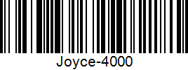 Barcode cho sản phẩm Ván Trượt chuyên nghiệp Joyce -4000