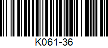 Barcode cho sản phẩm Giày Kawasaki K061 K062 K063