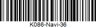 Barcode cho sản phẩm Giày Kawasaki K086 Xanh Navi