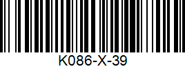 Barcode cho sản phẩm Giày Kawasaki K086 Xanh