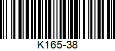 Barcode cho sản phẩm Giày Kawasaki Nam Nữ K165 Xanh || Phù hợp cho người chơi cầu lông, bóng chuyền, bóng bàn và các môn thi đáu trong nhà khác