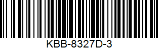 Barcode cho sản phẩm [KBB-8327D-3]Bao Đựng Vợt Cầu Lông 2 Ngăn có ngăn đựng giày Kawasaki  Đen/Cam