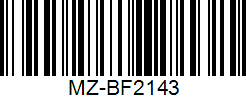 Barcode cho sản phẩm Vợt cầu lông Mizuno XYST 03 MZ-BF2143 Xanh Bạc