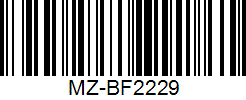 Barcode cho sản phẩm Vợt Cầu Lông Mizuno Carbo Pro 825 MZ-BF2229 Cam Đen
