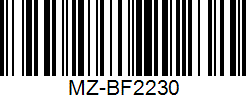 Barcode cho sản phẩm Vợt Cầu Lông Mizuno Carbo pro 827 MZ-BF2230 Xanh Navy Vàng