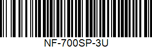 Barcode cho sản phẩm [NF-700SP-X] Vợt cầu lông Yonex Nanoflare 700 SP Xanh || Nhẹ -  Dẻo - Công Thủ Toàn Diện - phù hợp hơn cho đánh đôi
