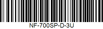 Barcode cho sản phẩm [NF-700SP-DO] Vợt cầu lông Yonex Nanoflare 700 SP- Đỏ || Nhẹ -  Dẻo - Công Thủ Toàn Diện