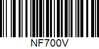 Barcode cho sản phẩm Vợt Cầu Lông Yonex Nano Flare 700 Vàng 4uG5