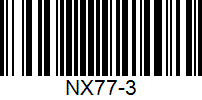 Barcode cho sản phẩm Giày bóng đá Kamito NX77