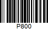 Barcode cho sản phẩm Vợt Cầu Lông adidas P800