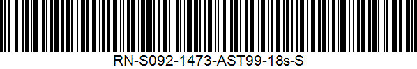 Barcode cho sản phẩm áo Cầu Lông Astrox 1473 AST99 Đen