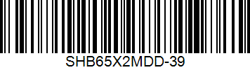 Barcode cho sản phẩm Giày Cầu Lông Nam Yonex 65X2M Đỏ/Đen