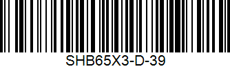 Barcode cho sản phẩm Giày Cầu Lông  Yonex SHB 65X3