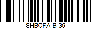 Barcode cho sản phẩm Giày Cầu Lông Yonex CFA 3 Đen