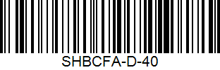 Barcode cho sản phẩm Giày Cầu Lông Yonex CFA 3 Đỏ