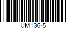 Barcode cho sản phẩm [ UM136 ] Quả Bóng Đá Da PU Động Lực  Số 5