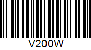 Barcode cho sản phẩm Bóng chuyền Mikasa V200W
