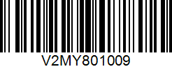 Barcode cho sản phẩm Bó Gối Bóng Chuyền Chuyên Nghiệp Mizuno V2MY801009